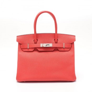 HERMES Birkin 30 Leather Handbag in Veau Epsom - Pre-owned